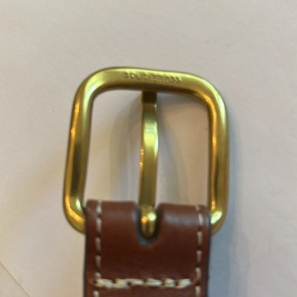 Lands’ End Men’s Black Woven Belt Size 38